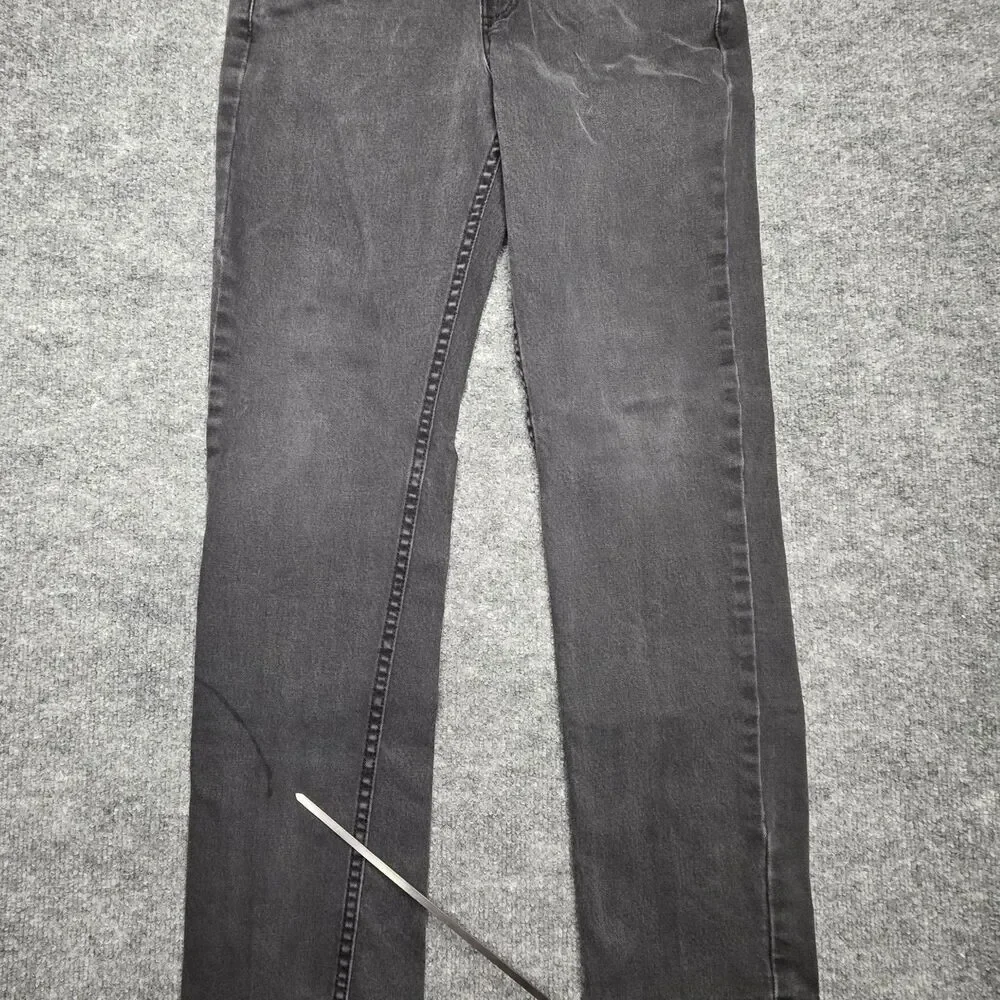 Levi's 514 Jeans Slim Straight Mens 28x30 Black Denim Classic Fit Pants